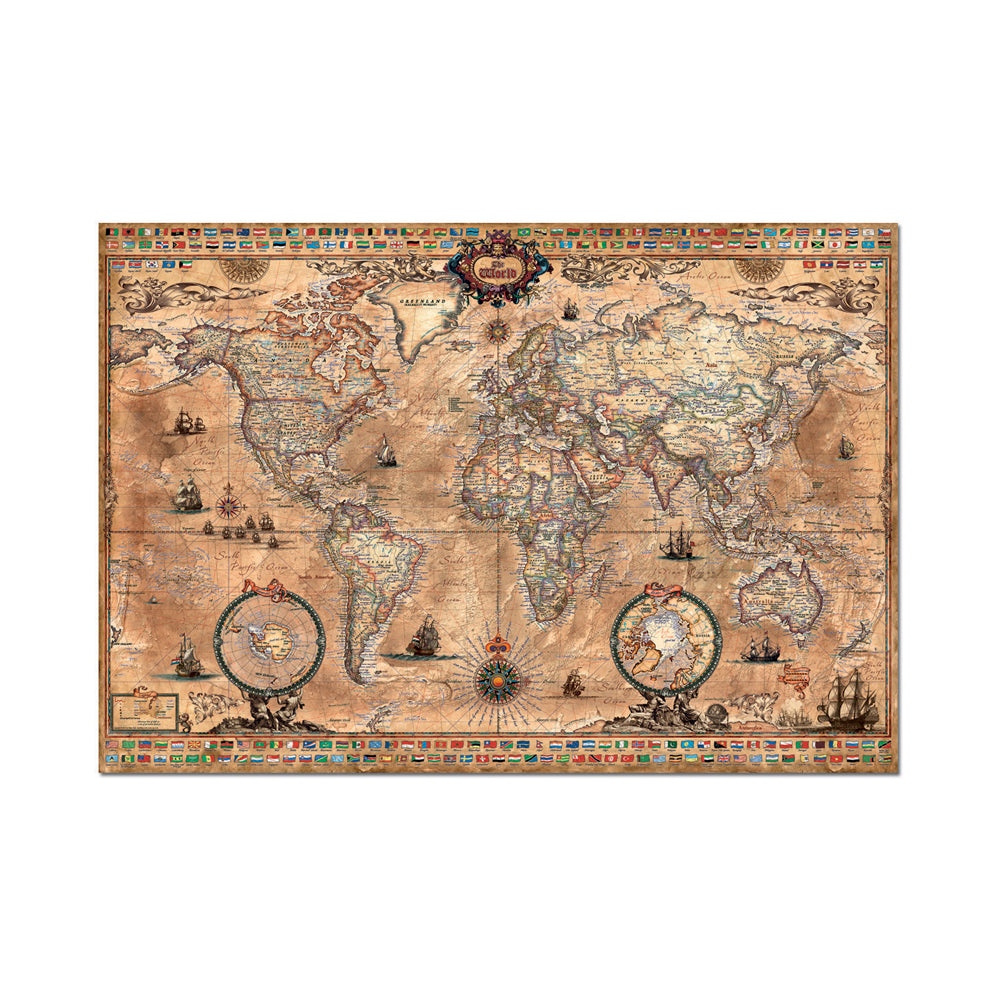 Educa Antique World Map Jigsaw Puzzle - 1000 pc