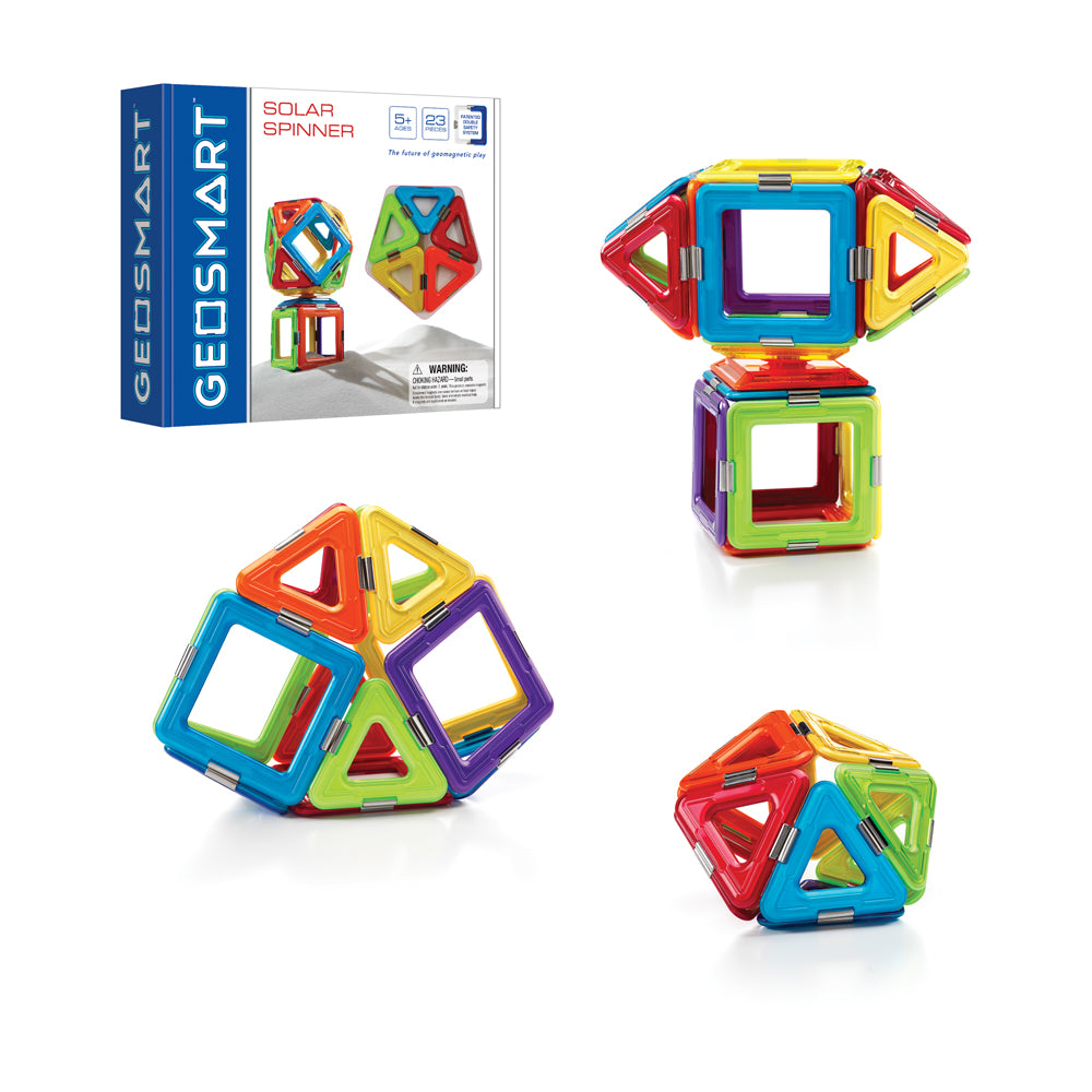 GeoSmart Solar Spinner - Magnetic Building Set - 23 Pieces