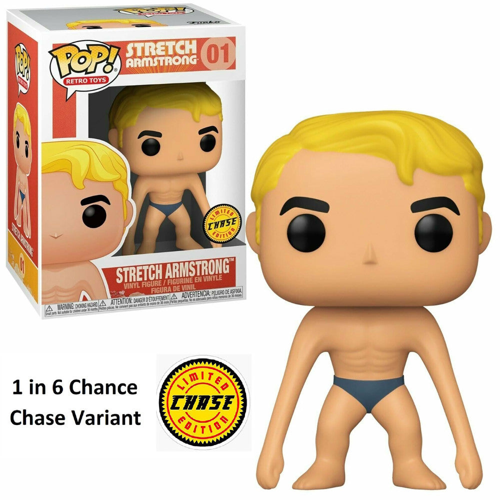 Funko POP! Hasbro Retro Toys Collectors Set -2 Figure Set: Stretch Armstrong (Possible Chase) & Popple (Possible Chase)