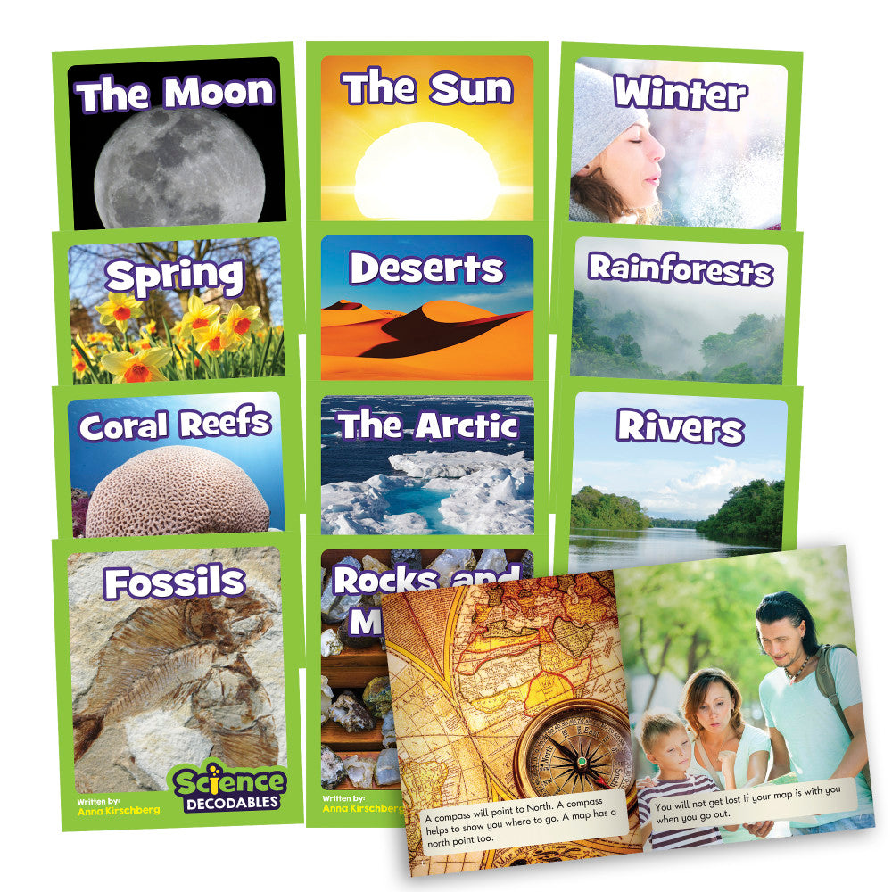 Junior Learning Science Decodables Phase 4 - Earth Science Learning Set