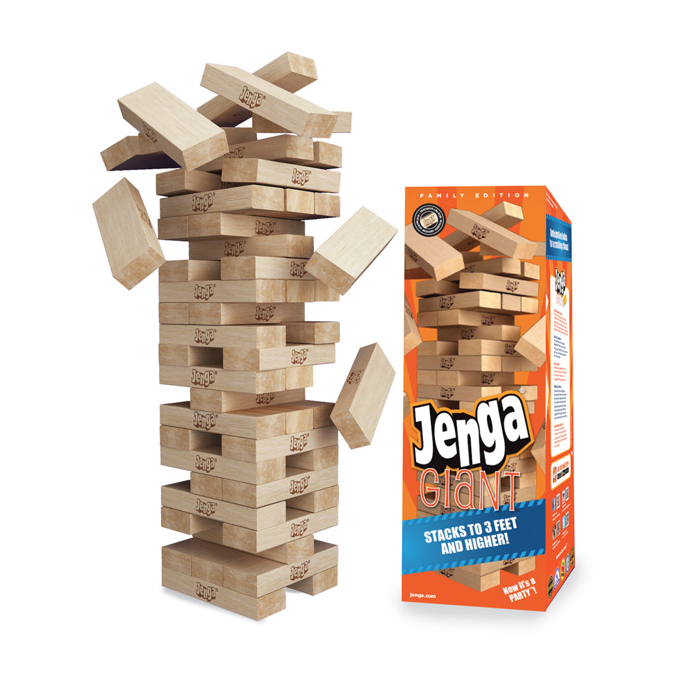 Jenga Giant Family Edition - Polished Hardwood Block Game