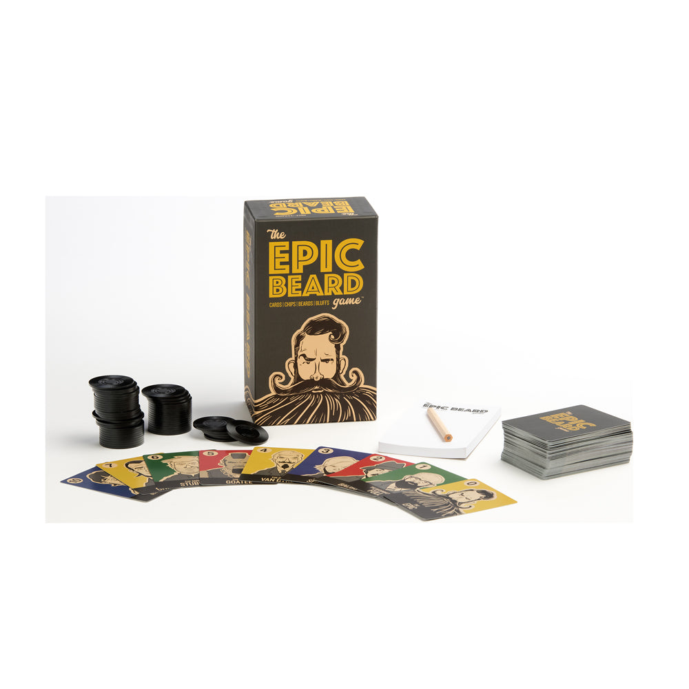 The Epic Beard Game Family Bluffing Card Game