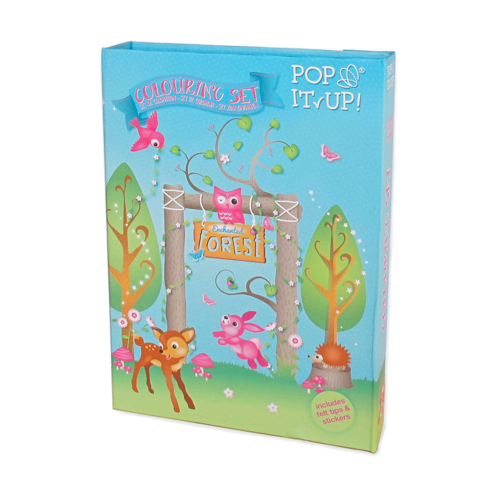 Fun2Give Enchanted Forest Pop-Up Play and Art Kit