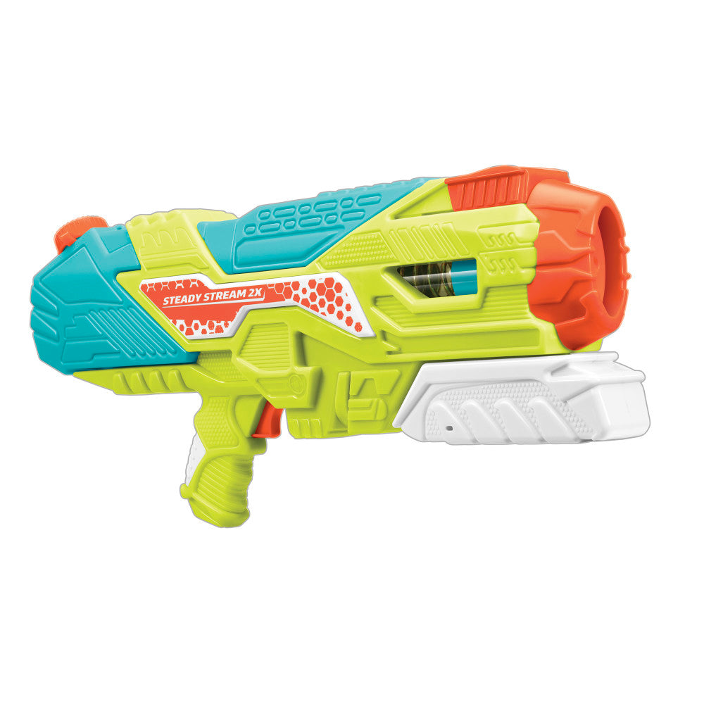 Water Warriors Steady Stream 2X High-Powered Water Blaster for
