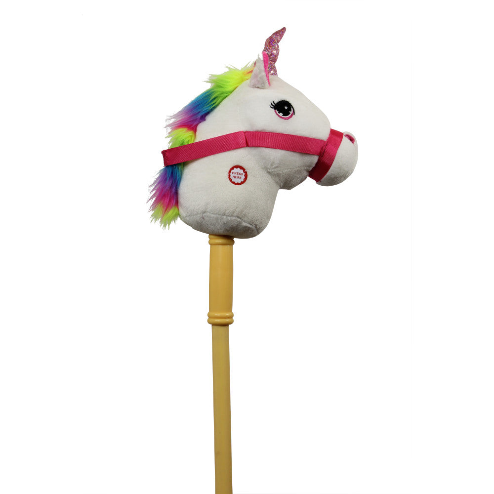 Toys R Us Enchanting 37 inch Interactive Unicorn Stick Horse with