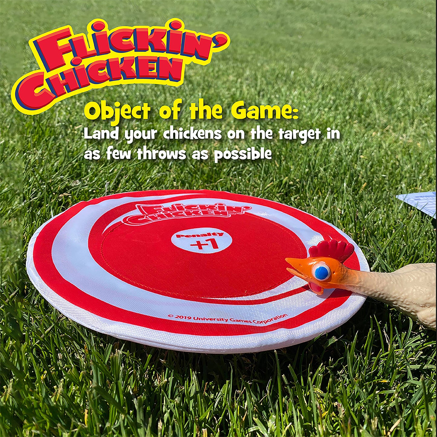 University Games Flickin' Chicken Outdoor Family Game