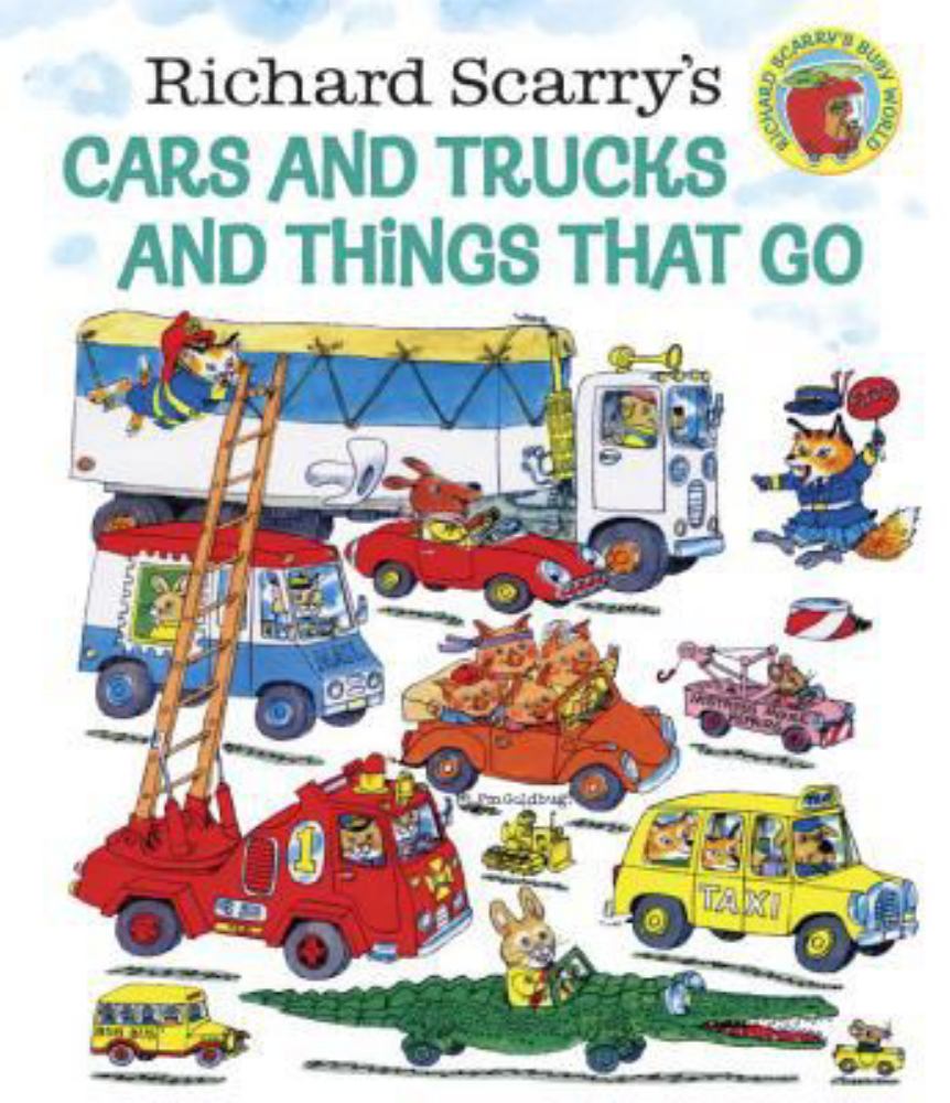 Richard Scarry's Cars and Trucks and Things That Go - 50th Anniversary Paperback Edition