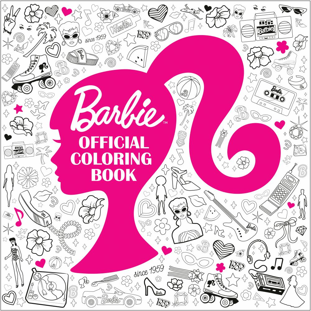 Barbie Decades of Fashion Official Coloring Book
