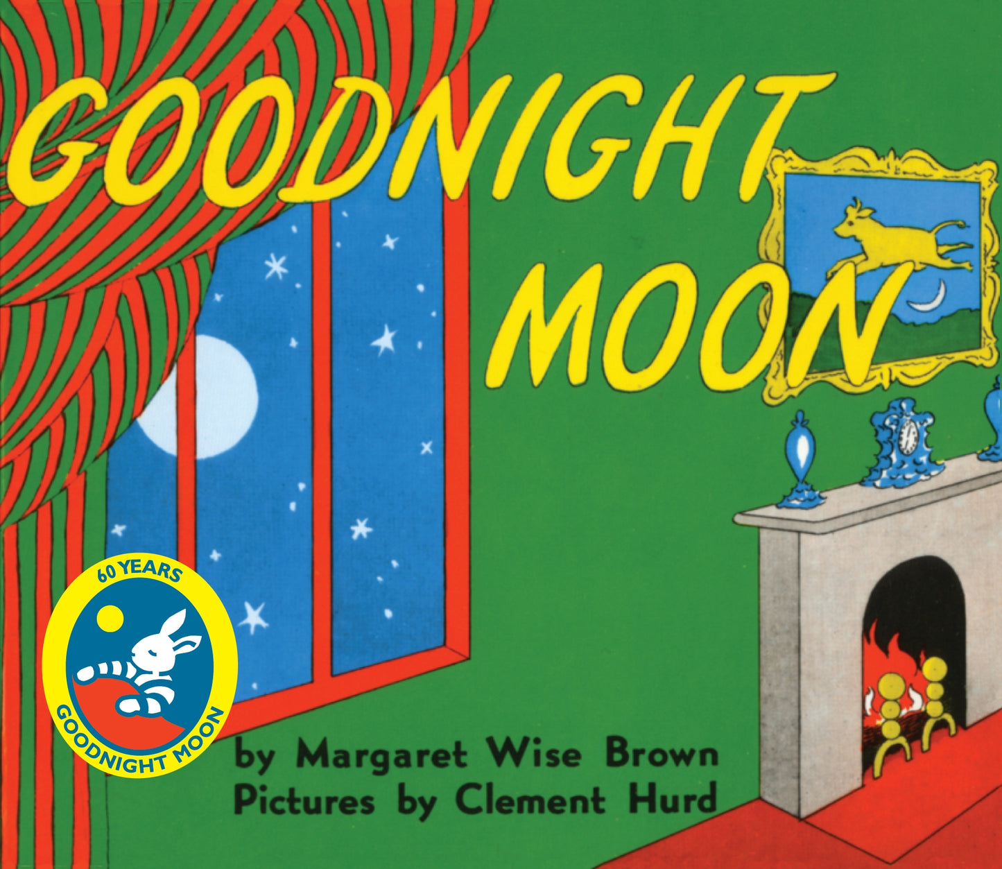 Goodnight Moon Classic Board Book with Stuffed Bunny