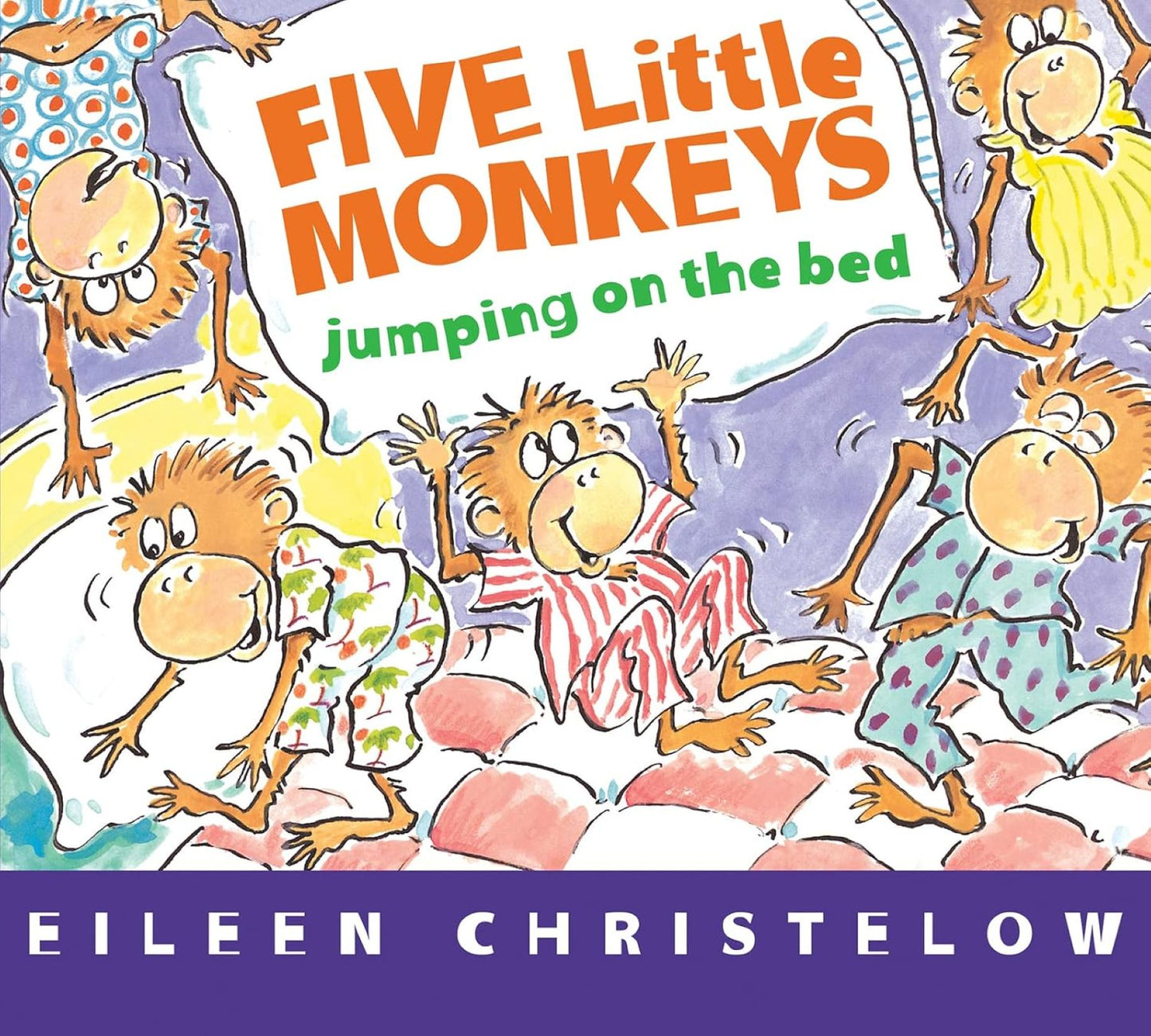 Five Little Monkeys Jumping on the Bed Hardcover Book