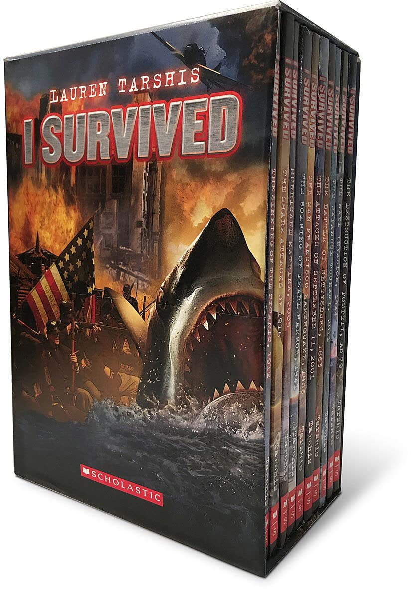 I Survived Series 10-Book Thriller Set by Lauren Tarshis