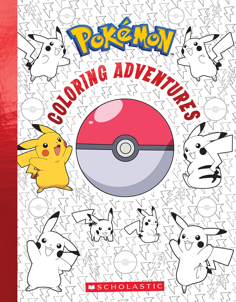 Scholastic Pokémon Coloring Adventures - Official Coloring Book