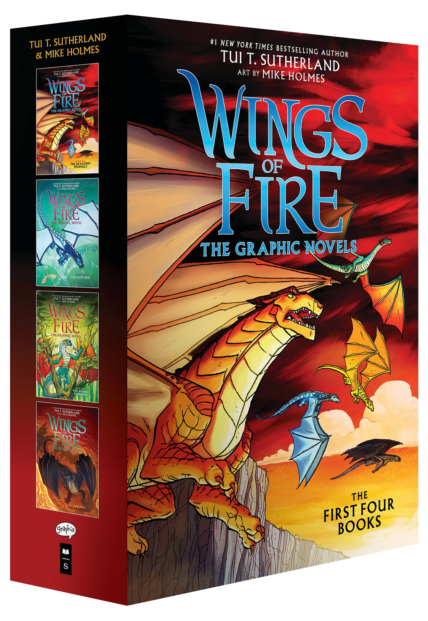Wings of Fire Graphic Novel Box Set (Books 1-4) - Paperback Collection