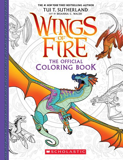 Wings of Fire Official Coloring Book - Deluxe Paperback Edition