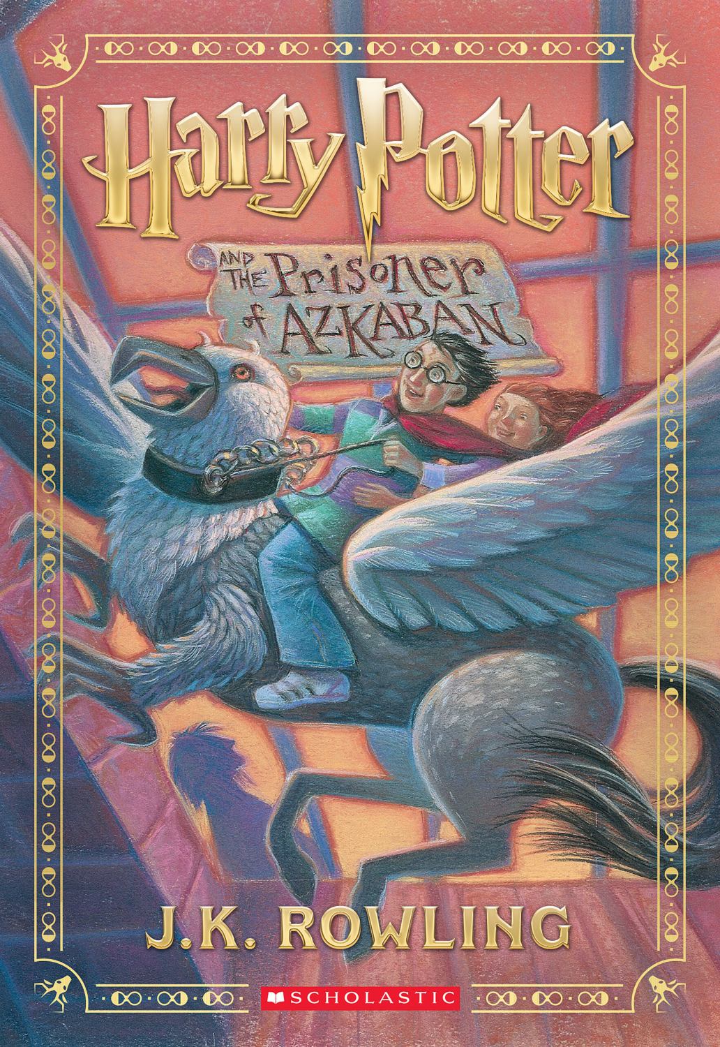 Harry Potter and the Prisoner of Azkaban book cover by J.K. Rowling