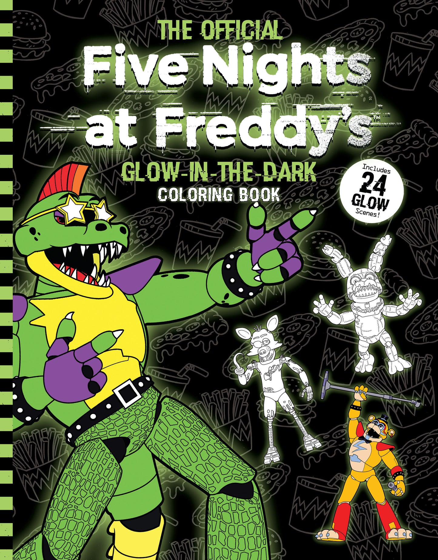 Five Nights at Freddy's Deluxe Glow-in-the-Dark Coloring Book