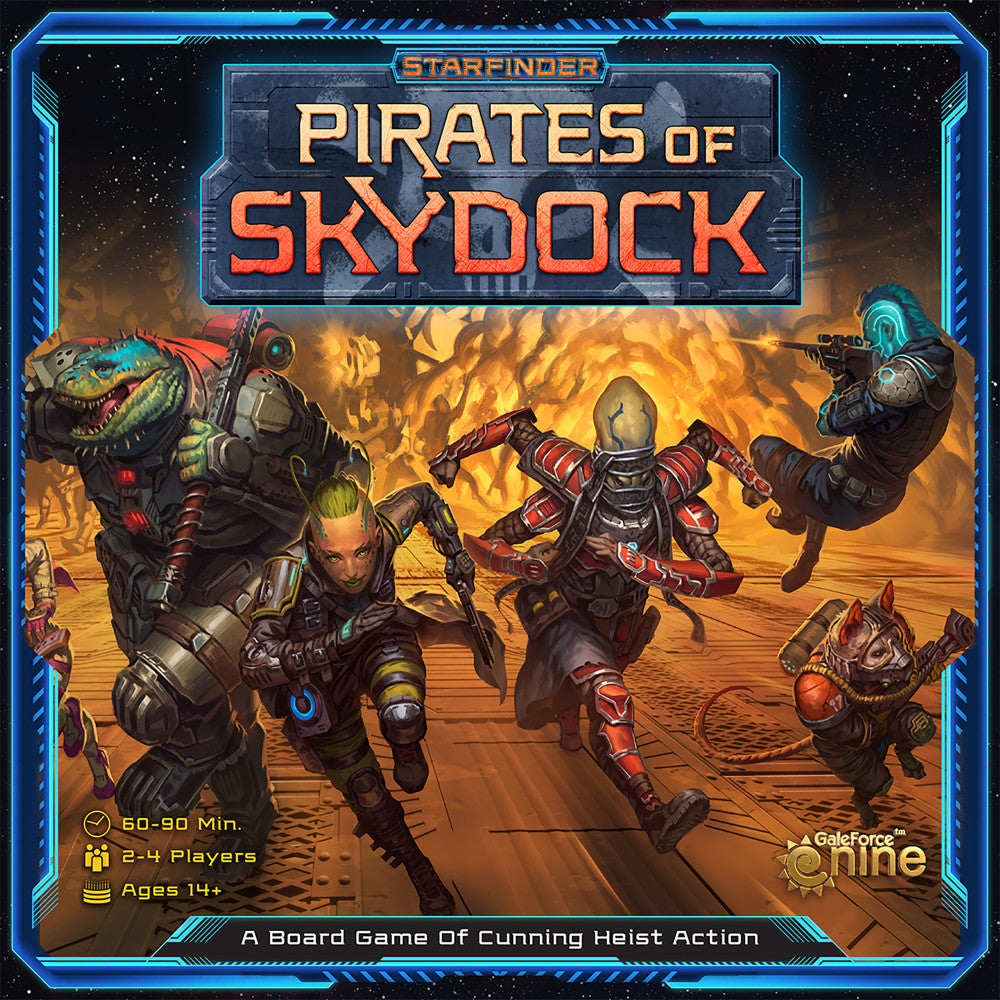 Starfinder: Pirates of Skydock Strategic Heist Board Game