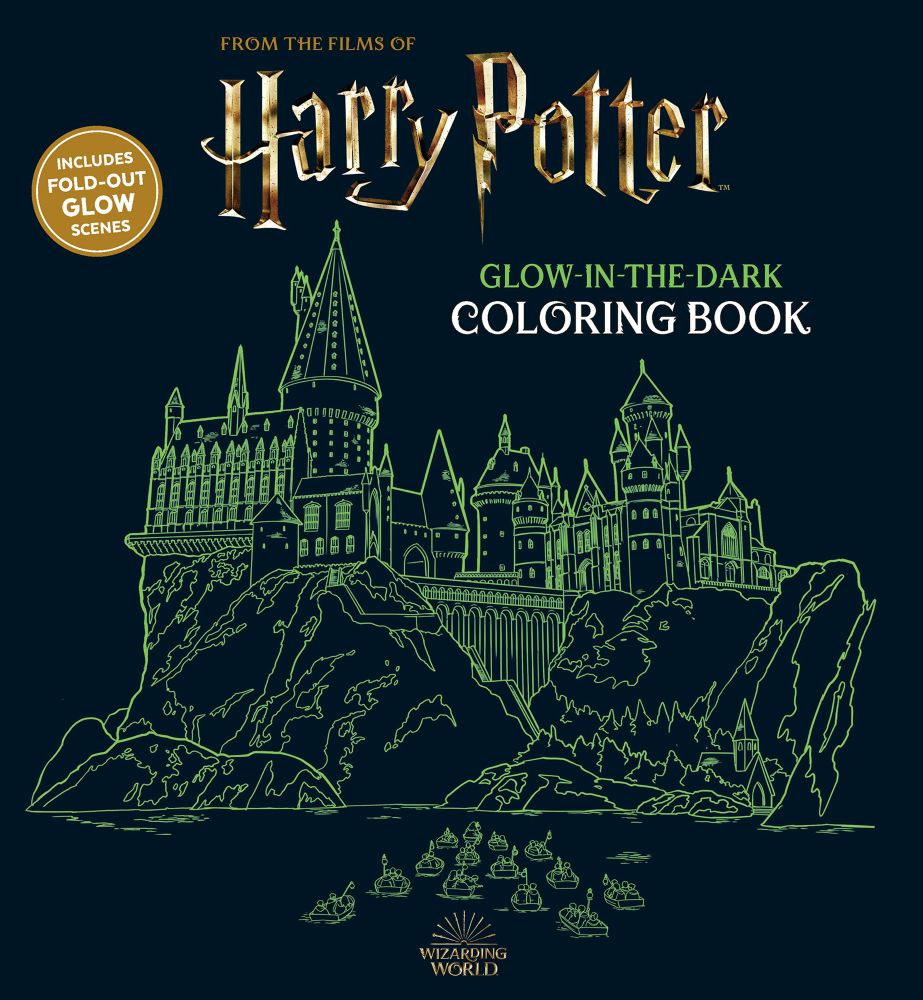 HARRY POTTER GLOW-IN-THE-DARK COLORING BOOK
