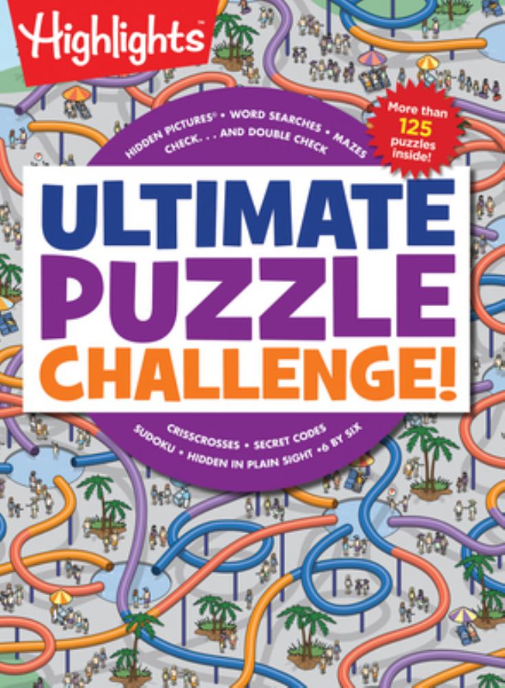 Highlights Ultimate Puzzle Challenge - 256-Page Brain-Teaser Book
