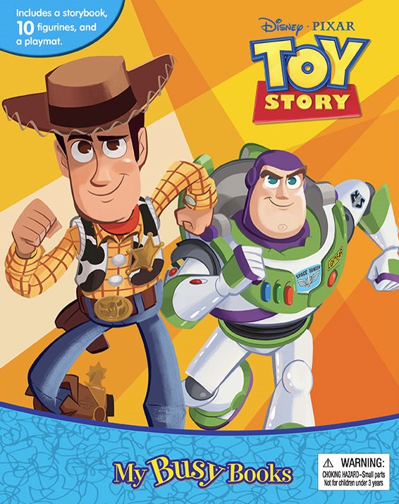 Toy Story My Busy Book Storybook Playset – Toys