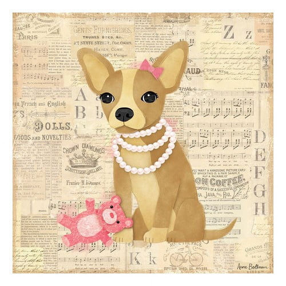 Oopsy Daisys 10 inch Chihuahua Girl Canvas Wall Art
