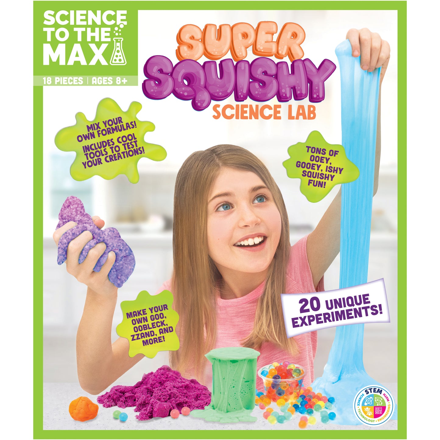 Science to the Max Squishy Science Lab Polymer Exploration Kit