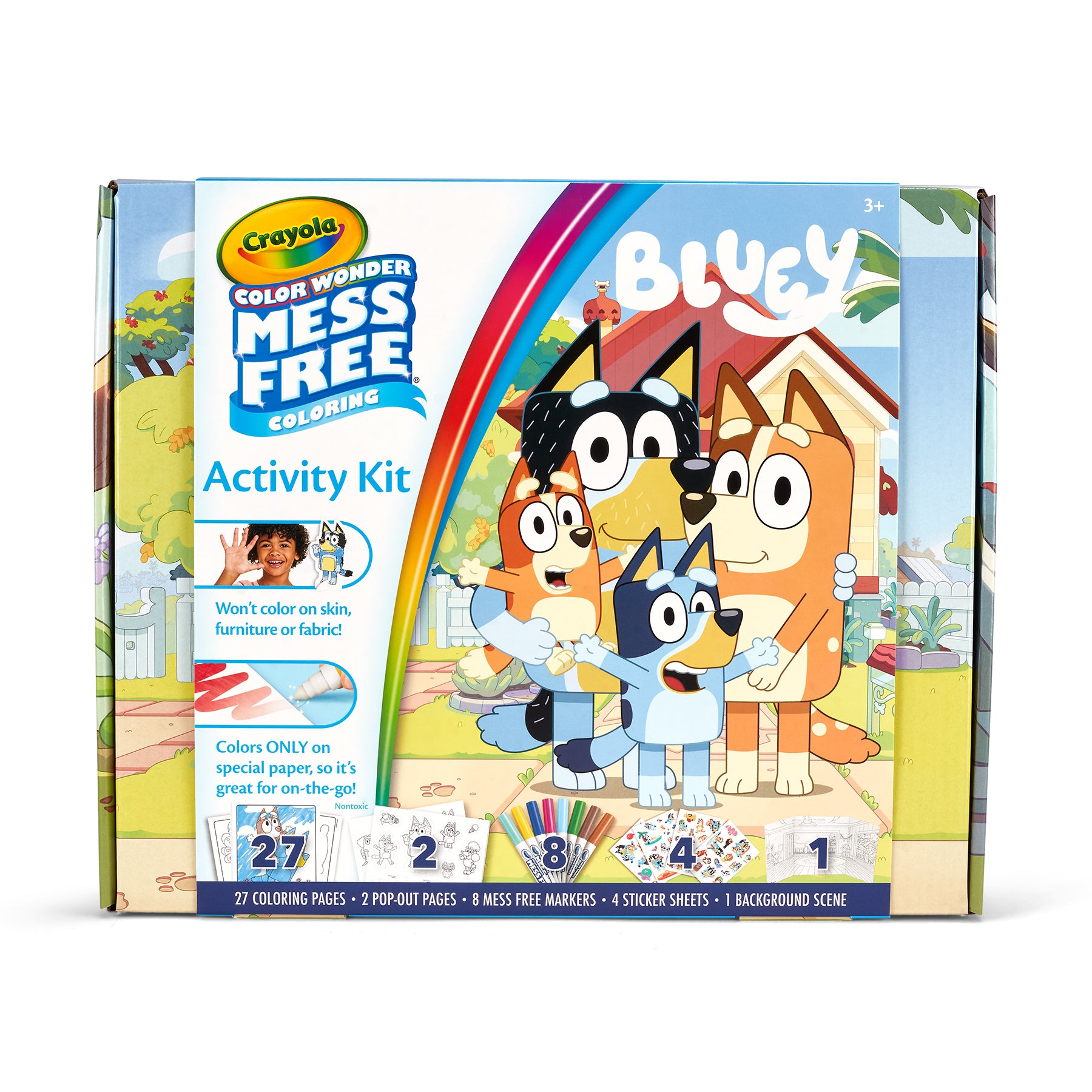 Crayola Color Wonder Bluey Activity Kit Mess-Free Art Set – Toys