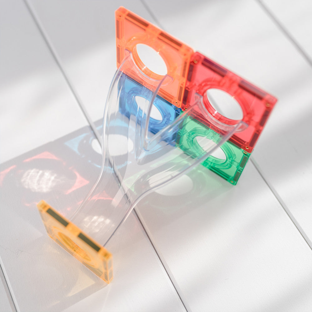 Connetix Magnetic Tiles 92-Piece Rainbow Ball Run Pack - Multicolor
