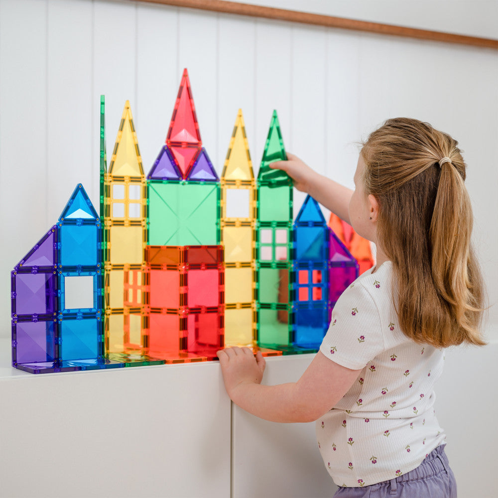Connetix Magnetic Tiles Rainbow Creative Pack - 102 Pieces