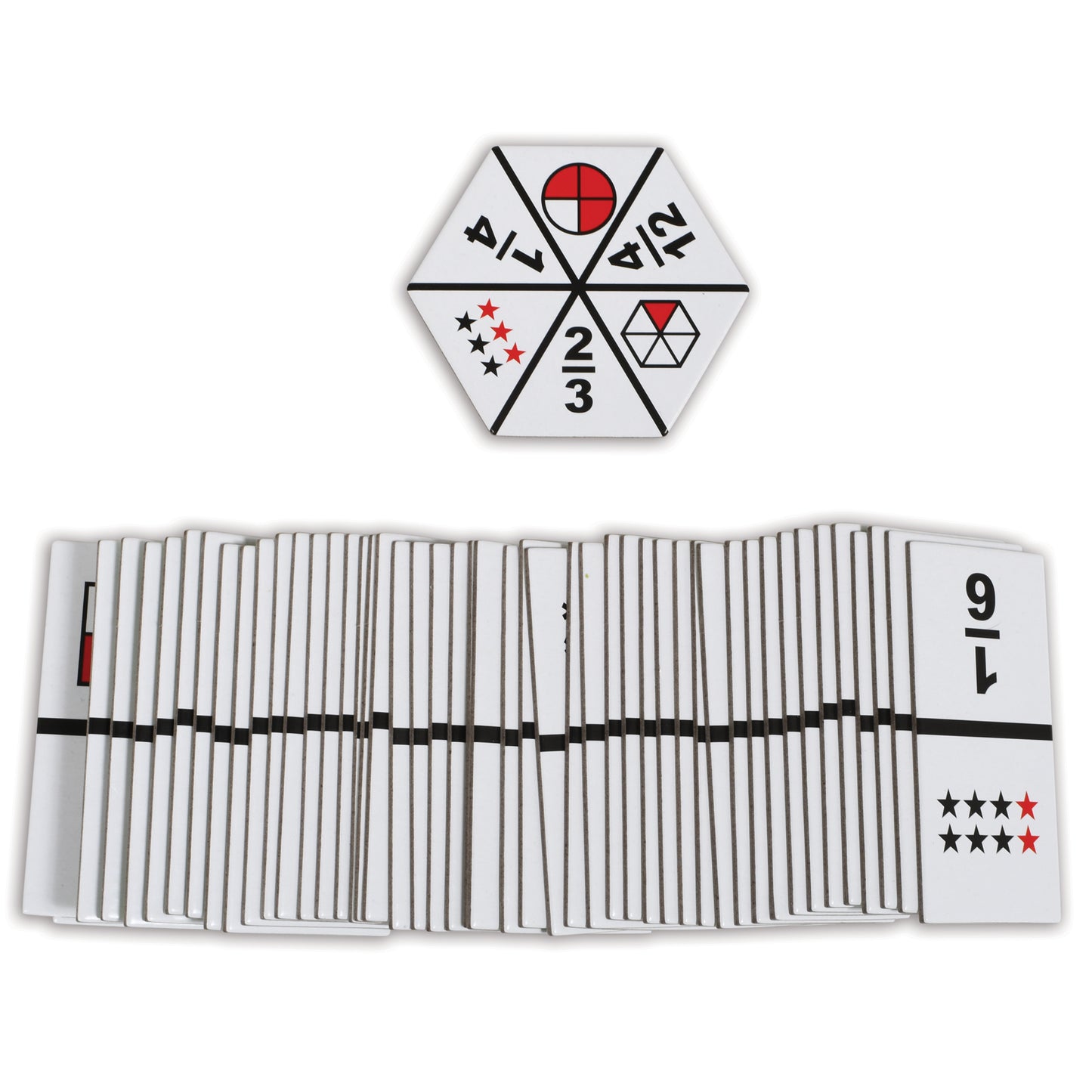 Learning Advantage Original Fraction Dominoes - Educational Math Game