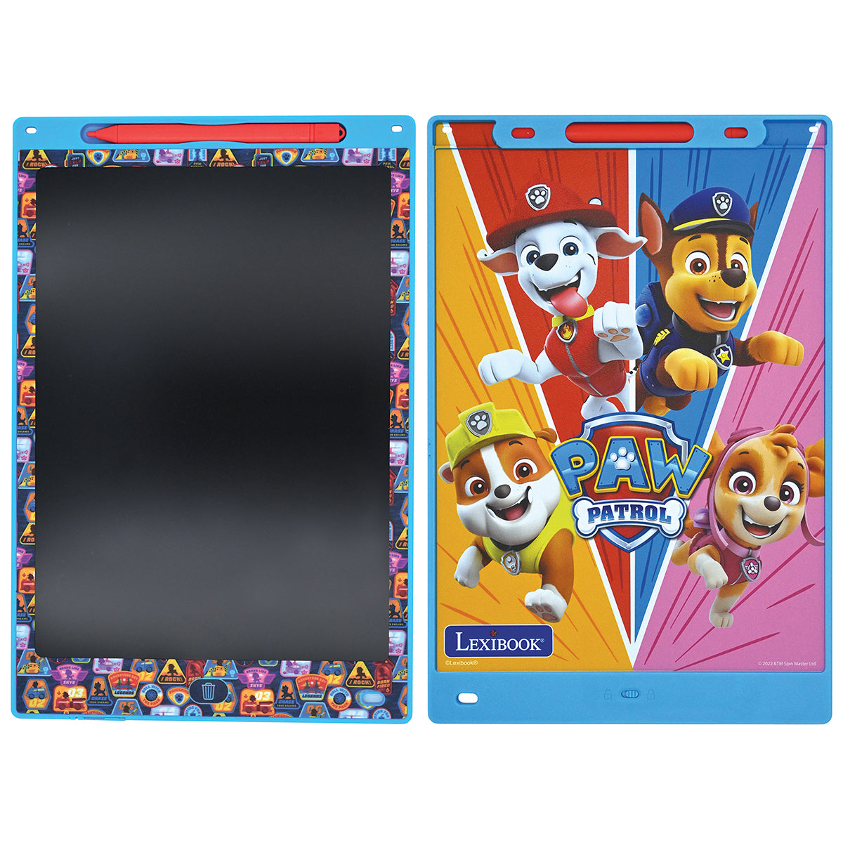 Paw Patrol 11’’ multicolor learning drawing E-ink tablet with stencils