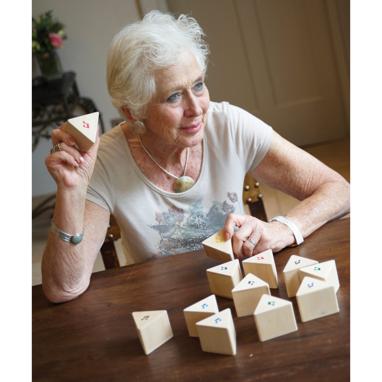 TickiT Sound Prism Set - Colorful Musical Triangles - Set of 12