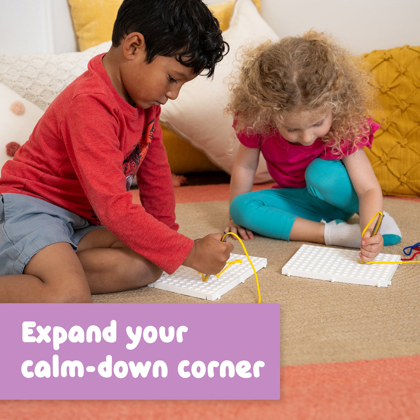 Spark & Wow Calm Down Threading Boards - Interactive Mindfulness Toy