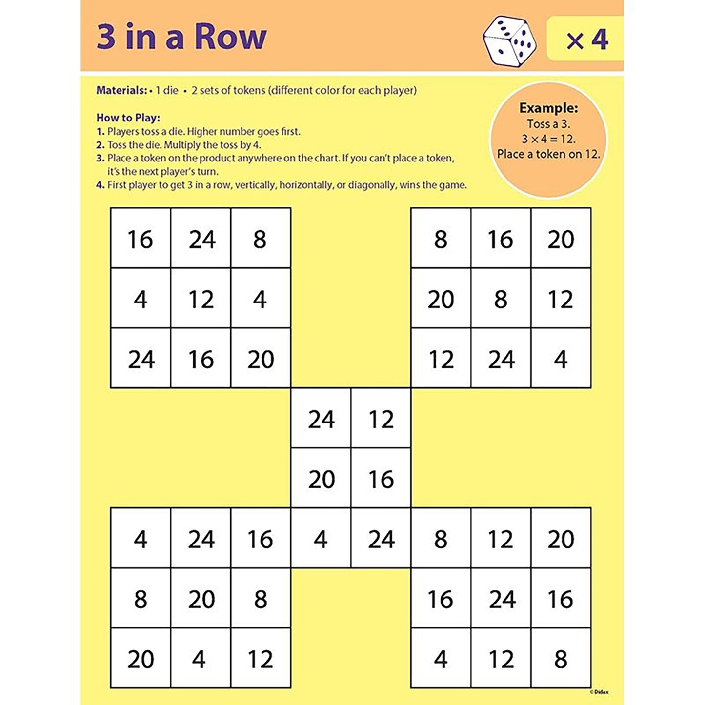 Didax Multiplication Mastery Dice Games - Engaging Math Fun