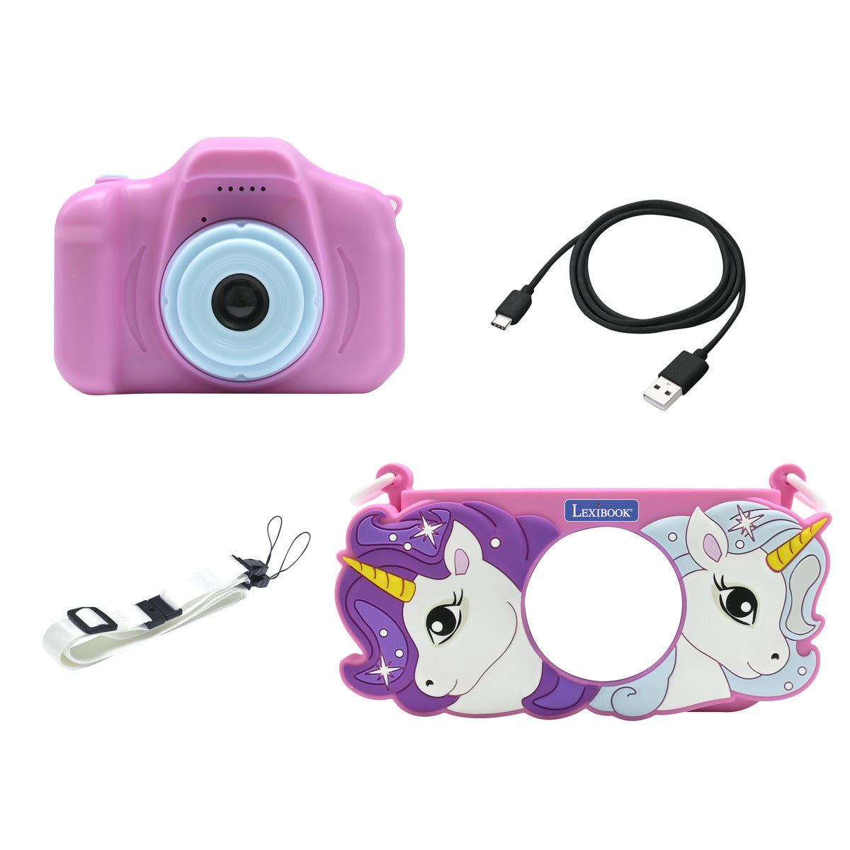 LEXIBOOK Kids Camera with Unicorn protection