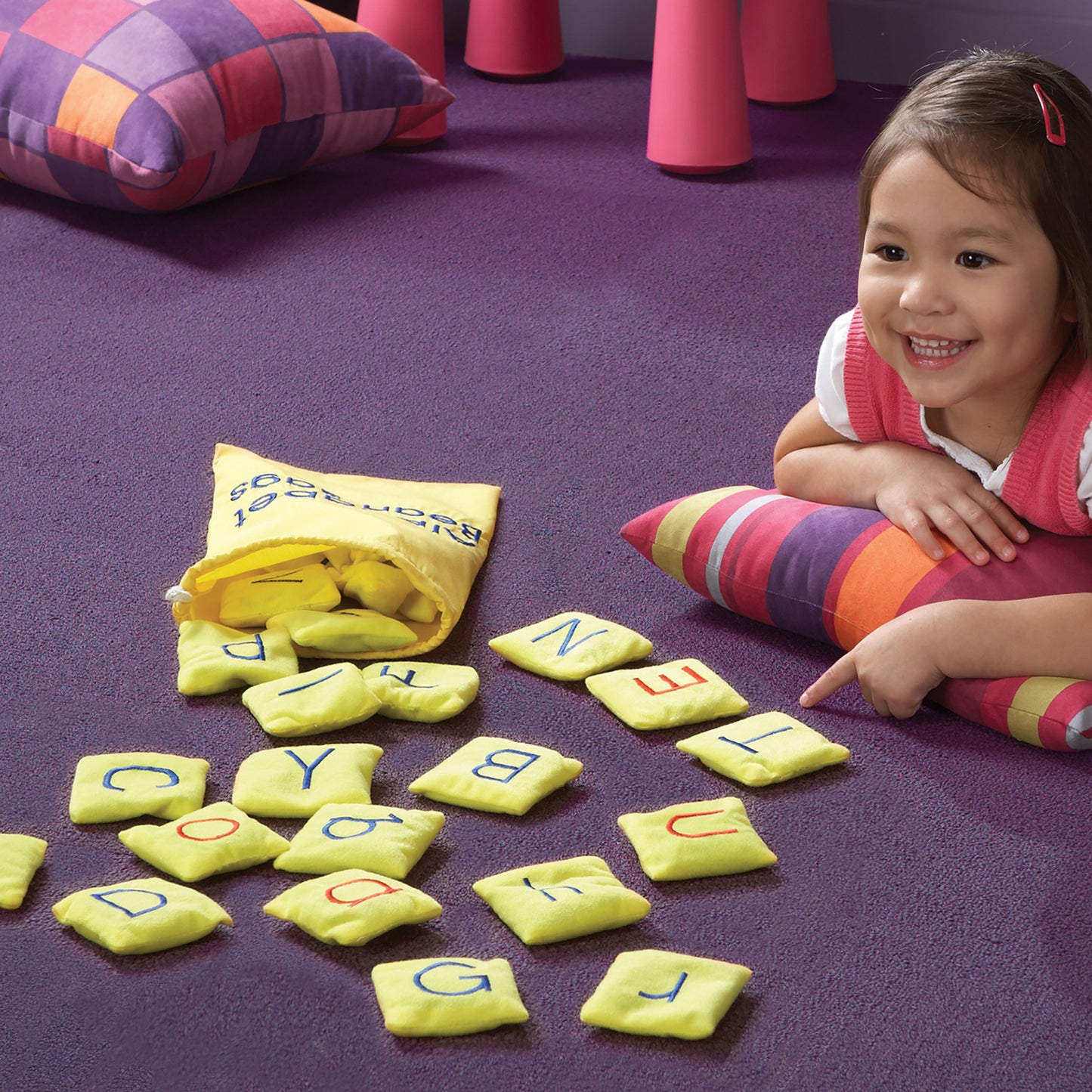 Educational Insights Alphabet Bean Bags - Color-Coded Literacy Fun