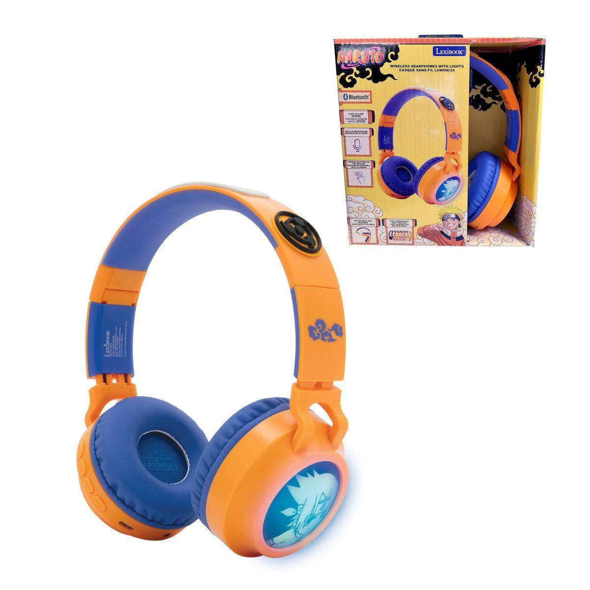 Naruto-Themed Bluetooth & Wired Safe Volume Headphones – Toys