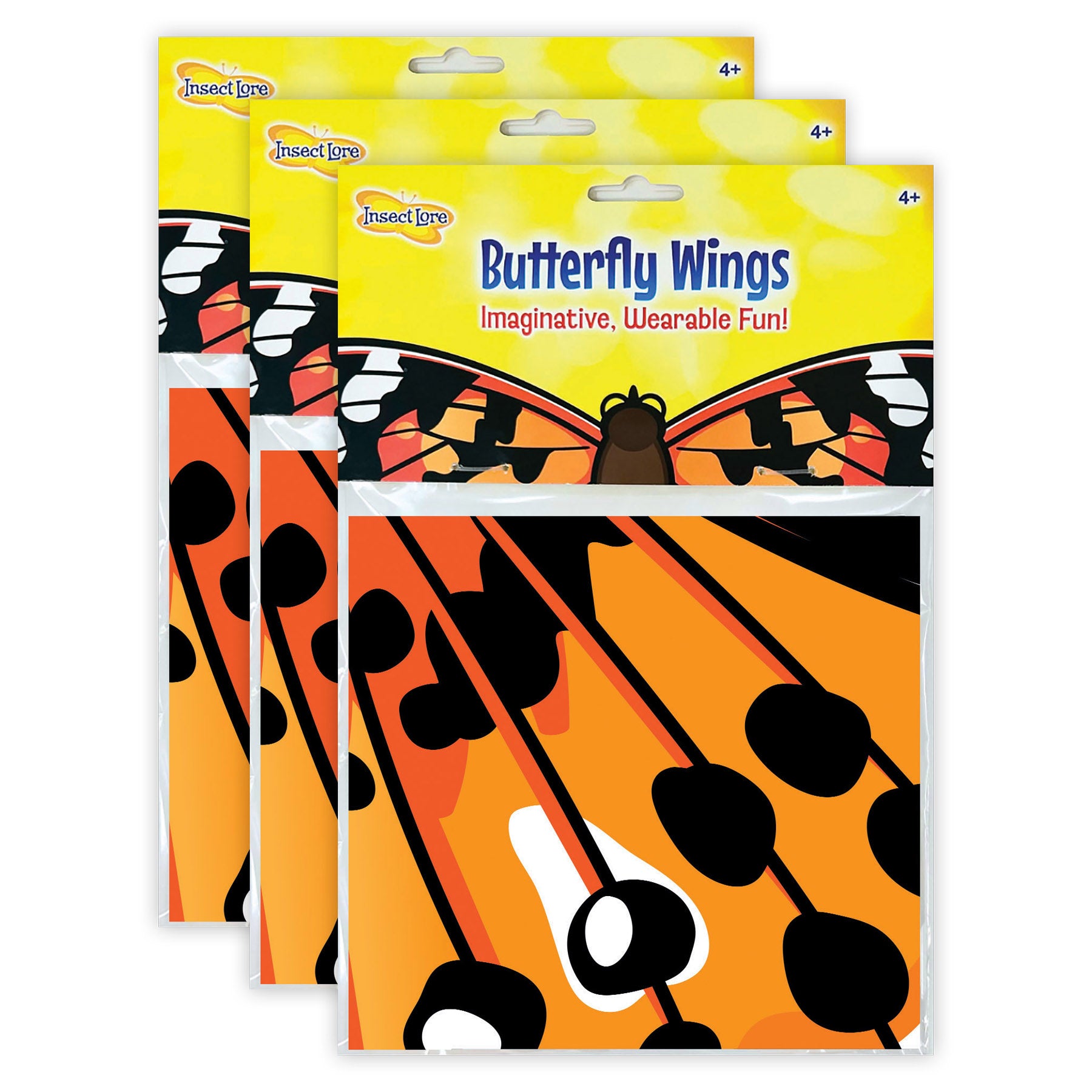 3/1専用 USOrg エルヴィス1st +UKOrg Butterfly Insect Lore Vibrant Painted Lady Butterfly Wings for Kids, 3-Pack