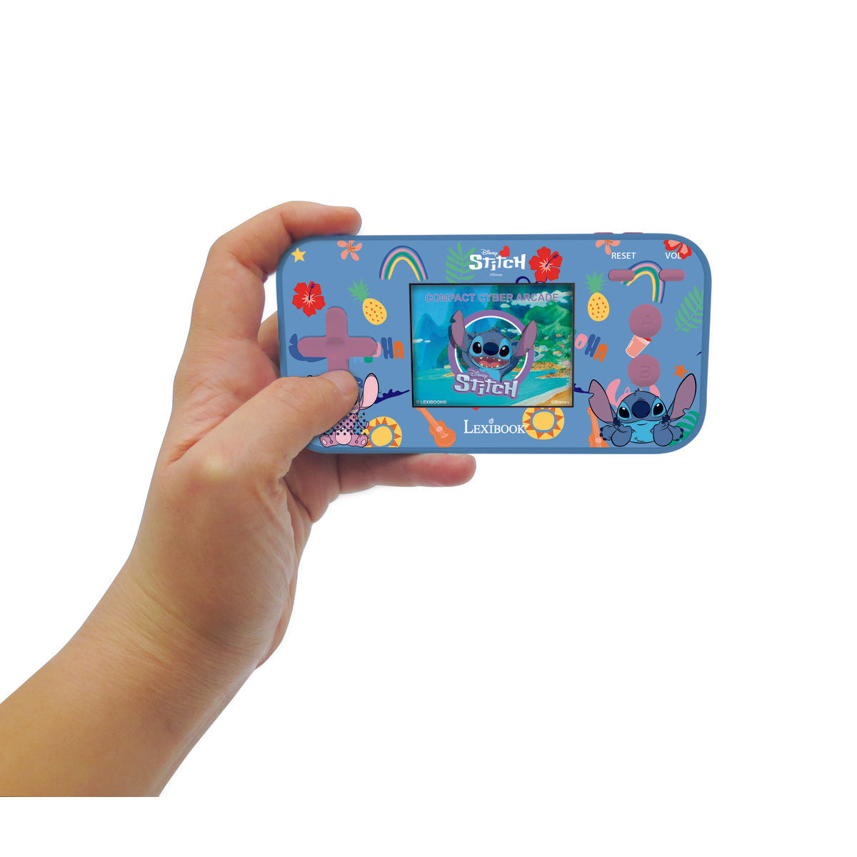 Lexibook Stitch Compact Cyber Arcade - Disney Stitch Universe