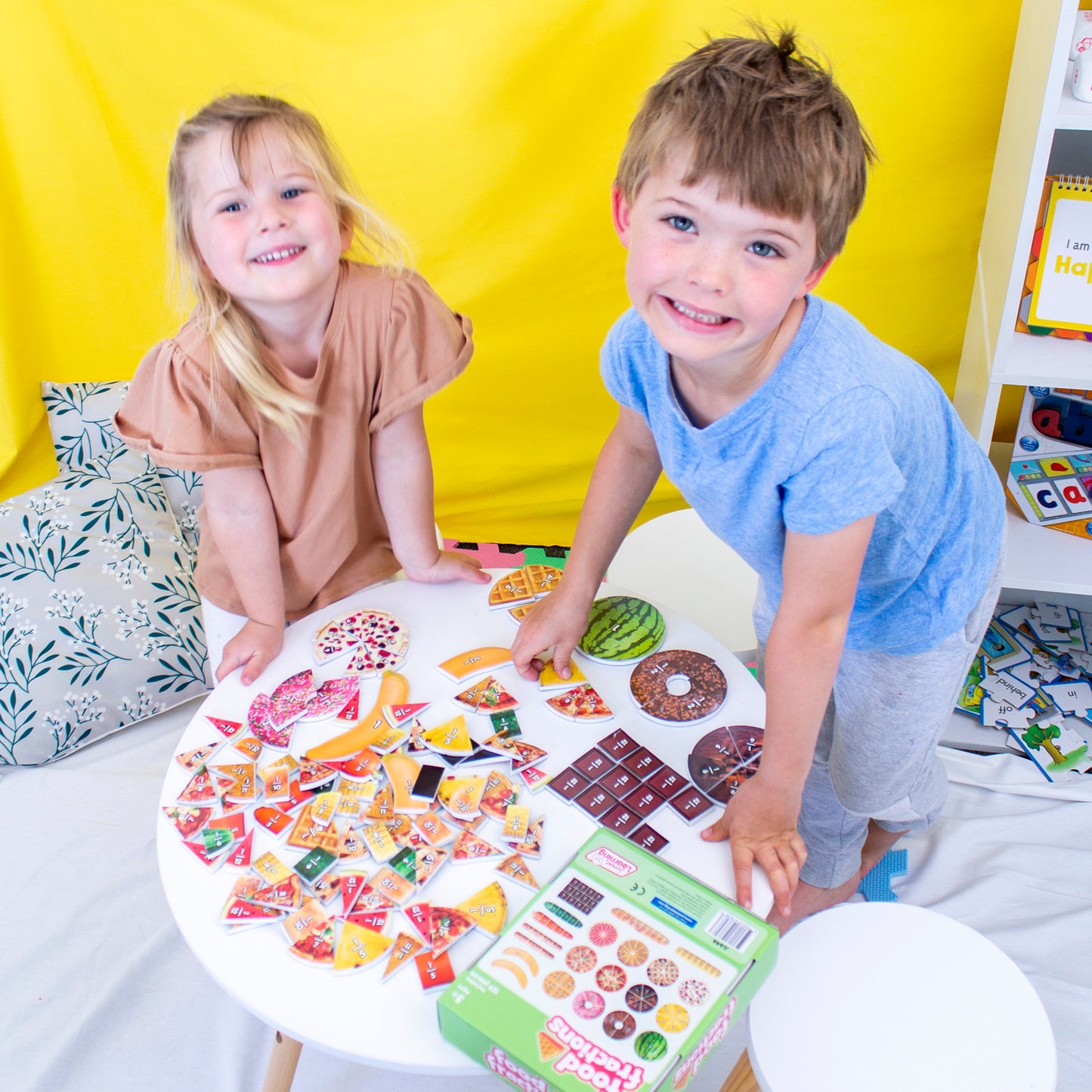 Junior Learning Food Fractions - Magnetic Educational Toy