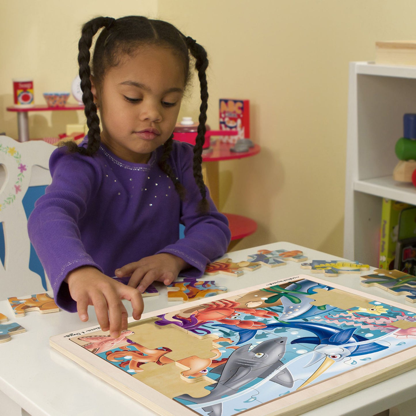 Melissa & Doug Ocean Expedition Wooden Jigsaw Puzzle - 24pc