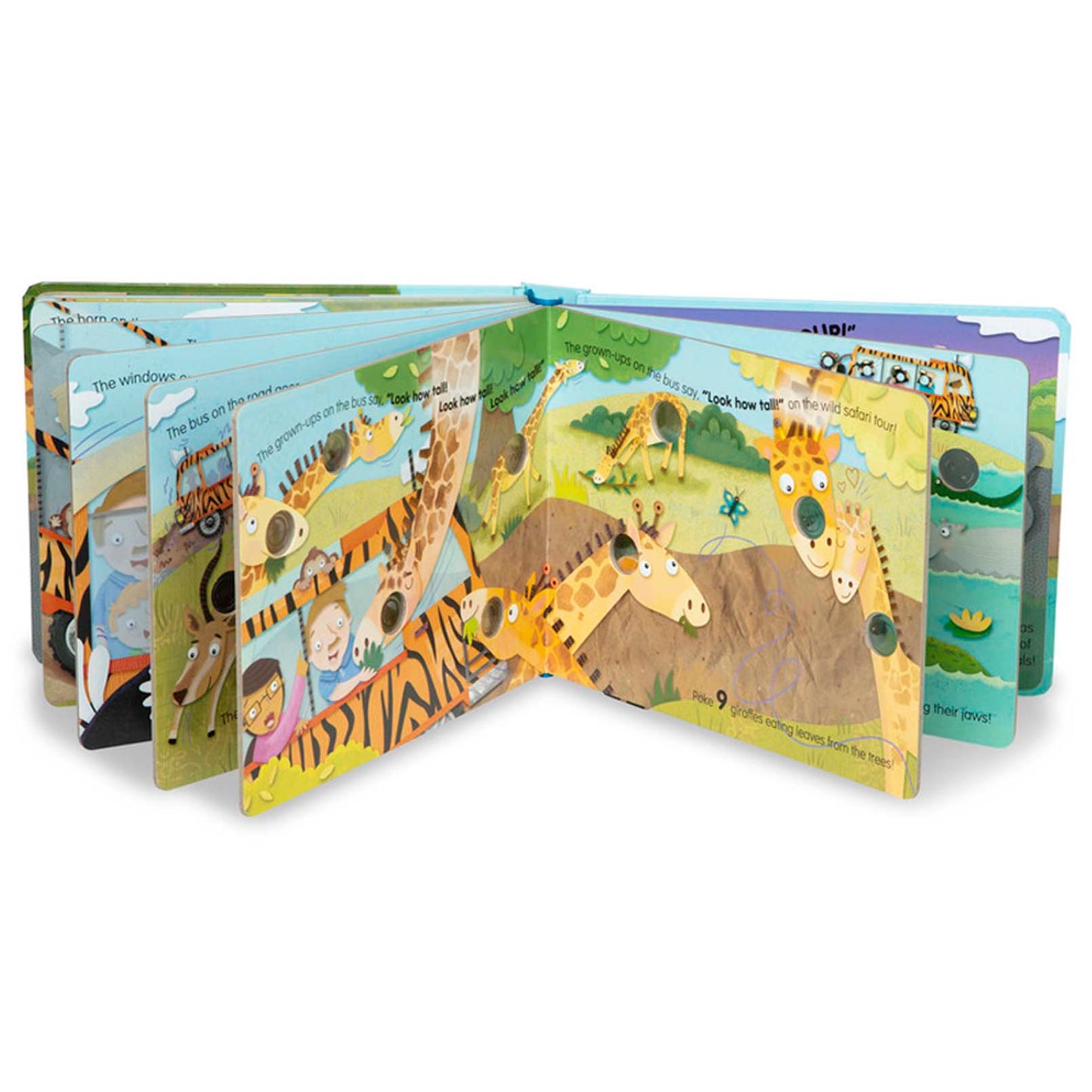 Melissa & Doug Poke-A-Dot! The Wheels on the Bus Interactive Book