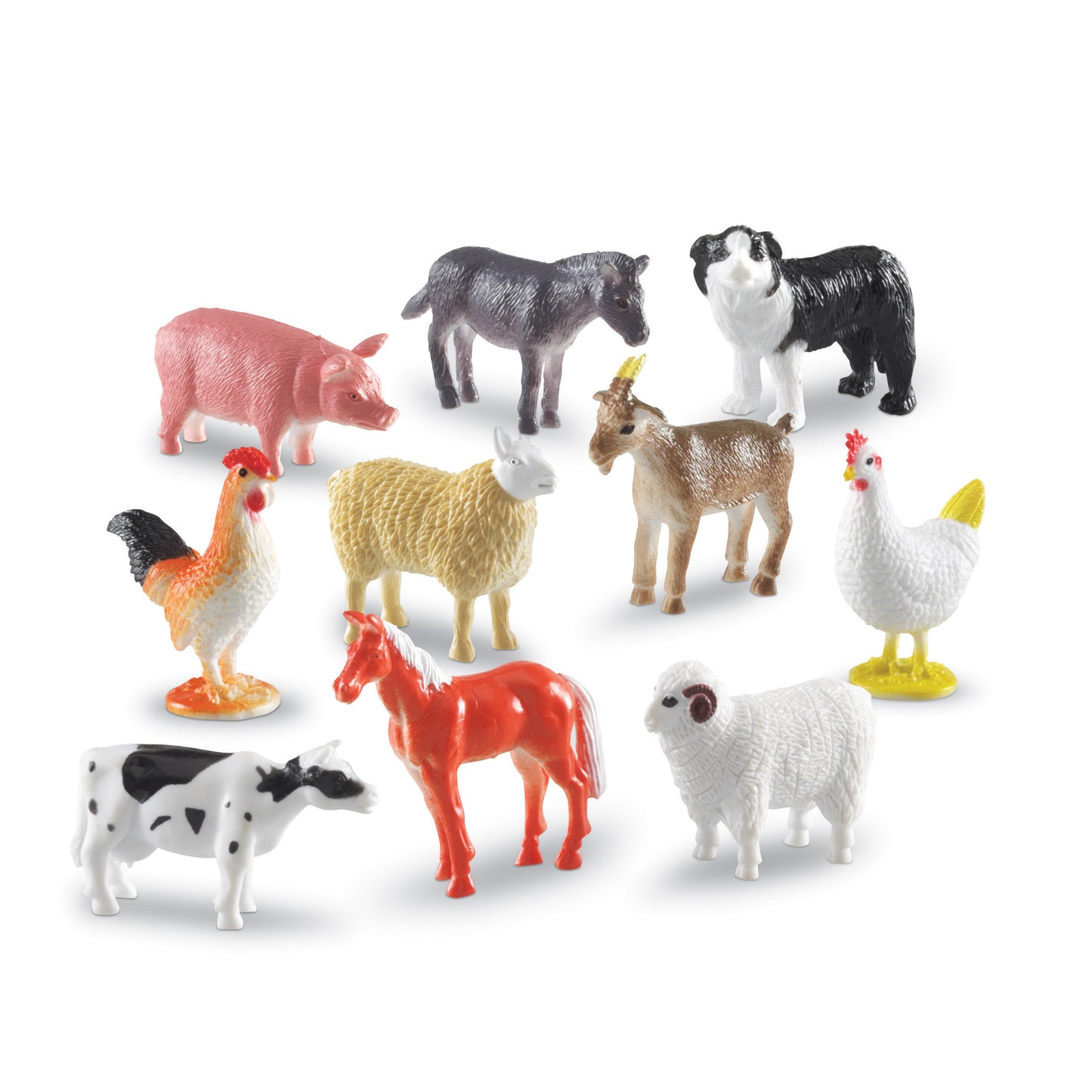 Learning Resources Farm Animal Counters - Playful Counting Set - 60 Pieces