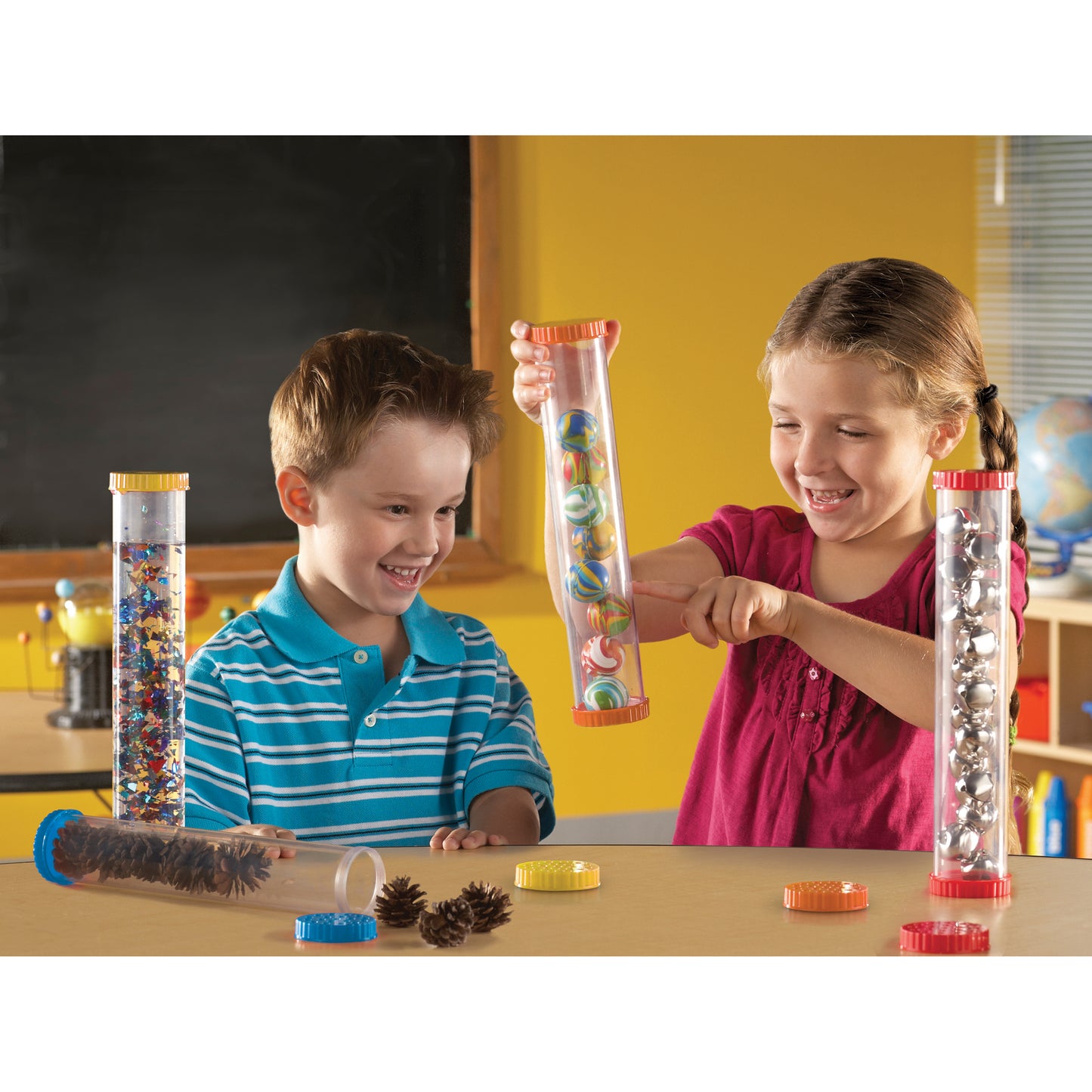 Learning Resources Primary Science Sensory Tubes - Colorful Exploration Set of 4