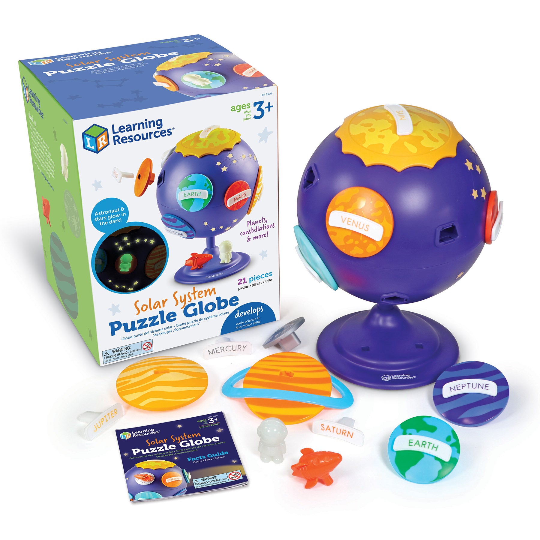 Learning Resources Solar System Puzzle Globe Interactive