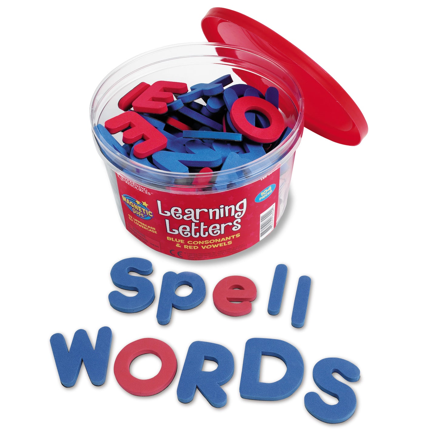 Learning Resources Magnetic Uppercase & Lowercase Soft Foam Learning Letters
