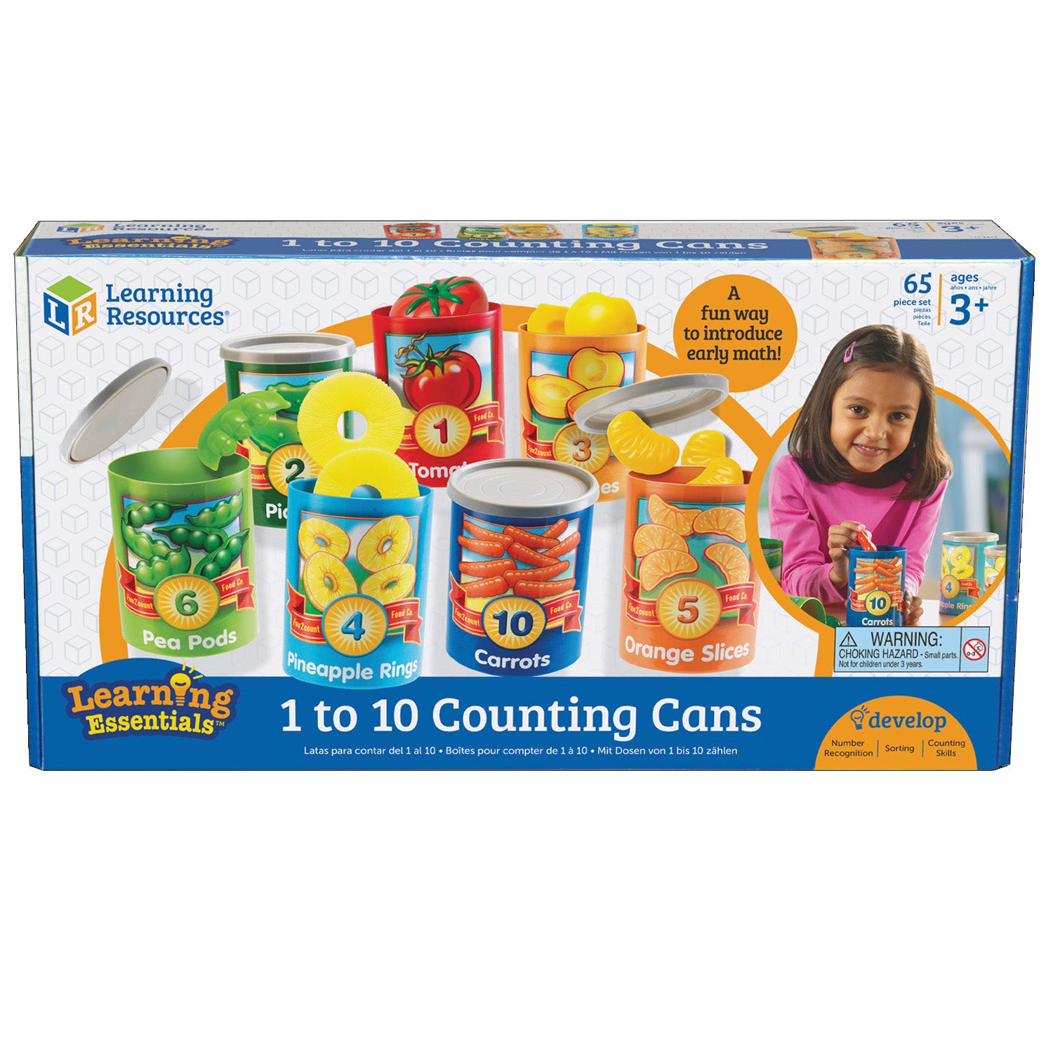 Learning Resources 1 to 10 Counting Cans - Educational Math Toy