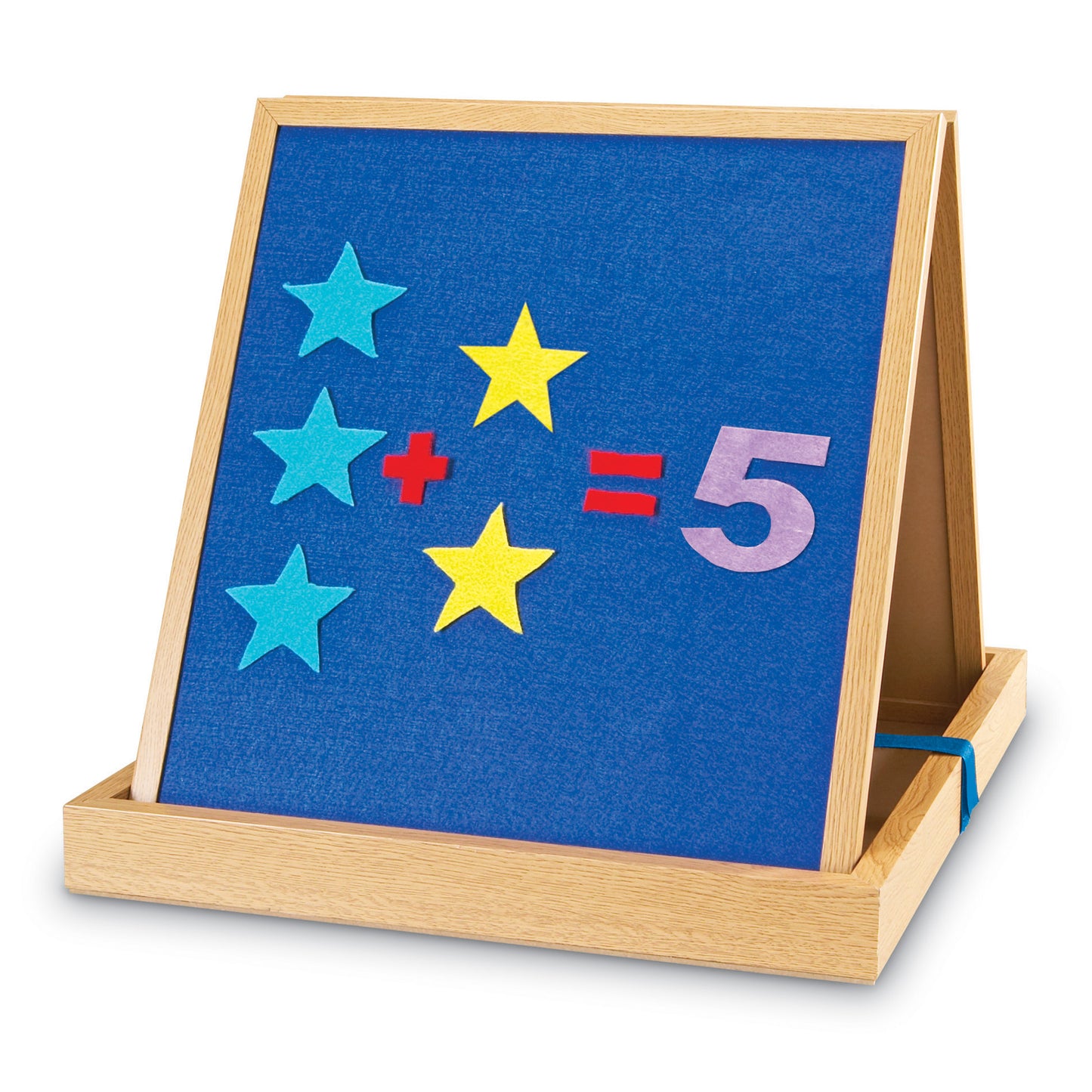 Learning Resources Double-Sided Tabletop Easel - Magnetic & Felt Board