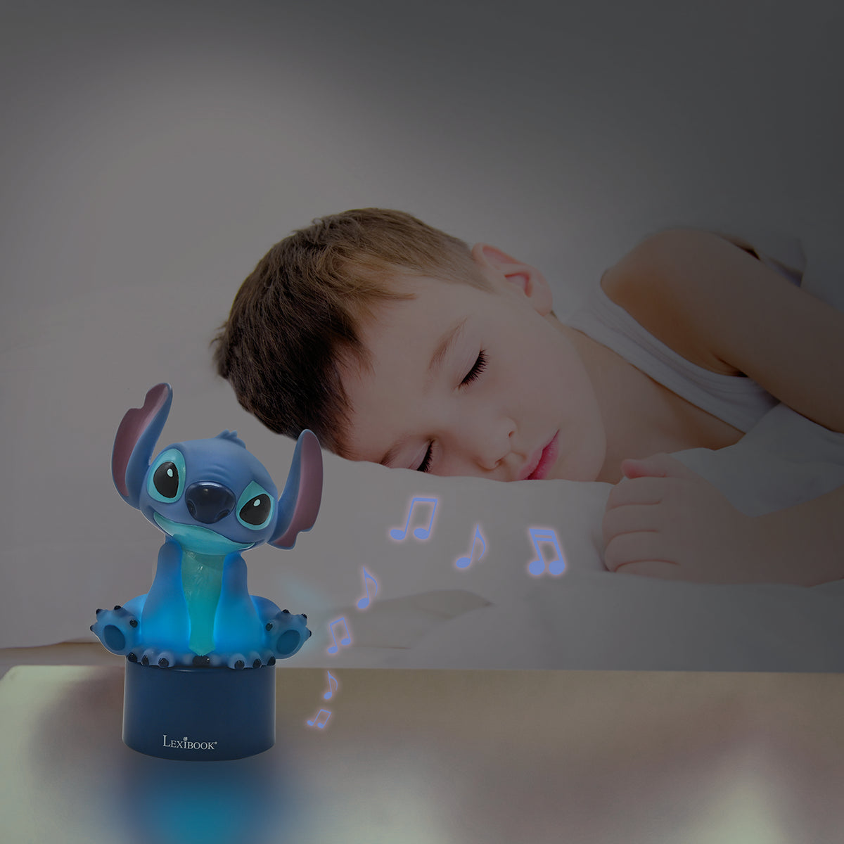 Stitch nightlight with speaker