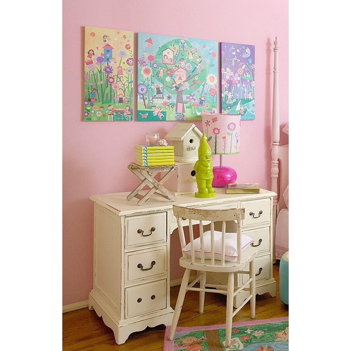 Oopsy Daisys Afternoon Fairies Enchanting Tree House Wall Art